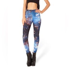 Blackmilk Blue Galaxy Leggings